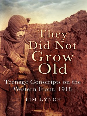 cover image of They Did Not Grow Old